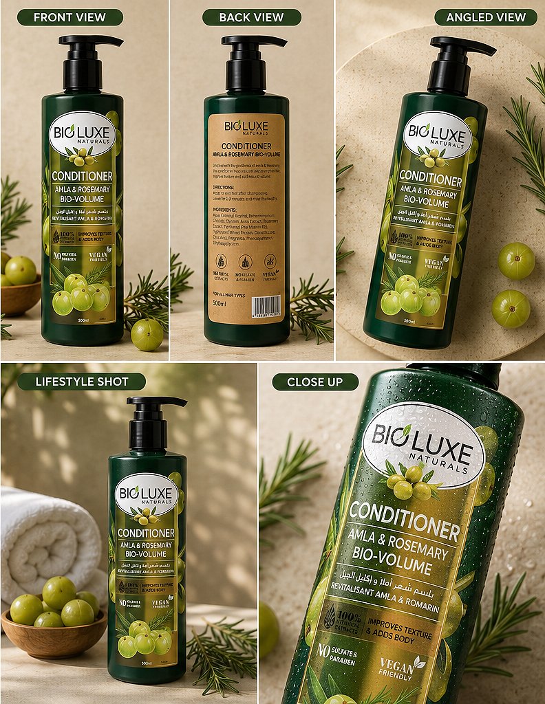 BioLux Shampoo & Hair Conditioner 2 in 1 Offer Pack 500ml x 2 , Shampoo removes dirt, excess oil, and impurities while maintaining your hair - Image 2
