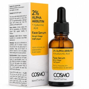 COSMO 2% Alpha Arbutin + Hyaluronic Acid Face Serum (30ml)