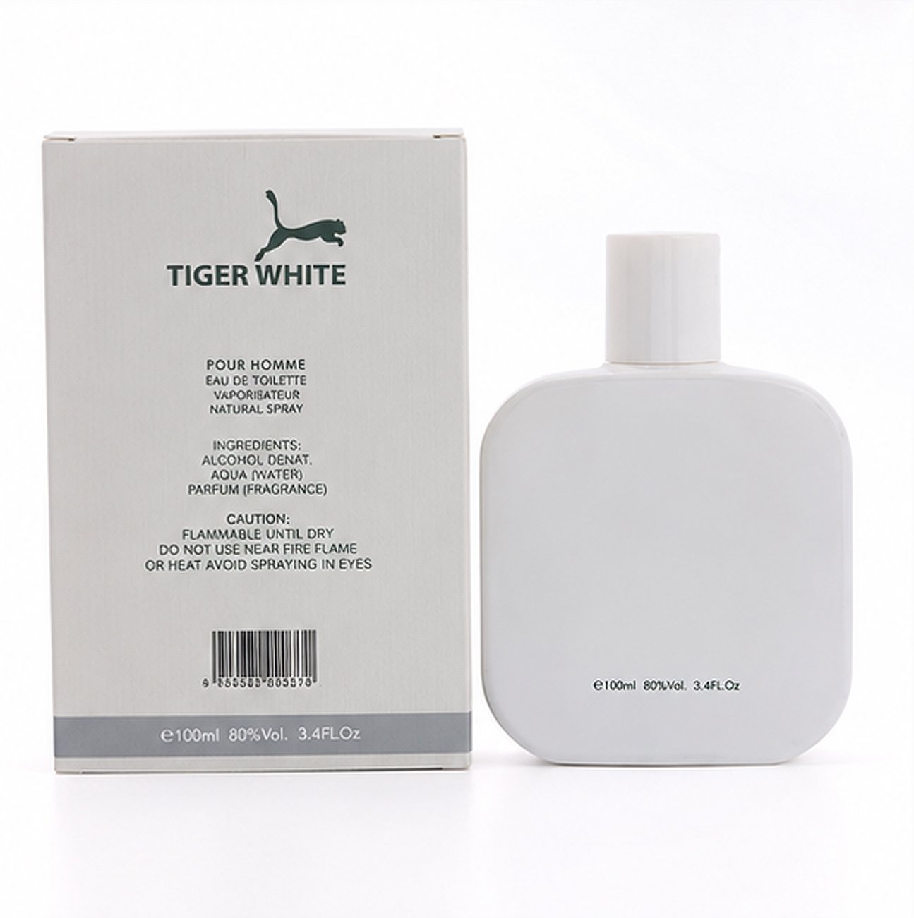 COSMO DESIGNS Tiger White for Men - Eau de Toilette - 100ml , daily-wear fragrance that effortlessly balances crisp, energizing freshness with a warm - Image 2