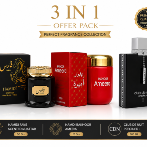 Elevate Your Space & Scent: The Ultimate Arabian Fragrance Trio (3-in-1 Offer Pack)