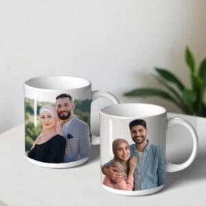 Printed Coffee Mug White/Black 350ml